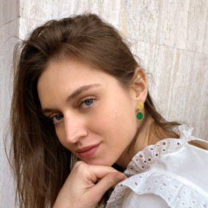 Boucles d'oreilles Croisière Labradorite