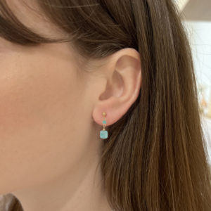 Boucles d'oreilles Élégante Labradorite