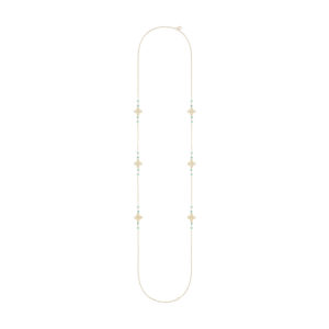 Sautoir Délicate turquoise