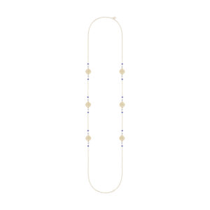 Sautoir Délicate bleu dur