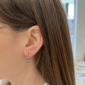 Boucles d'oreilles Magnifique Labradorite