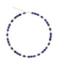 Collier Nefertiti Amazonite - Sodalite (bleu nuit)