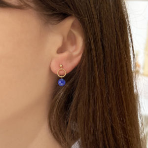 Boucles d'oreilles Mini Croisière Apatite