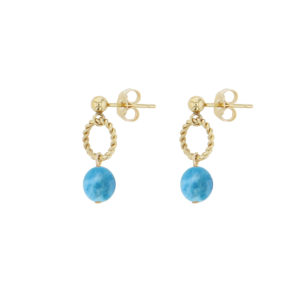 Boucles d'oreilles Mini Croisière Apatite