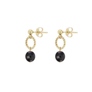 Boucles d'oreilles Mini Croisière Onyx